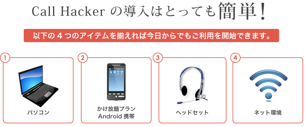 導入に必要なもの